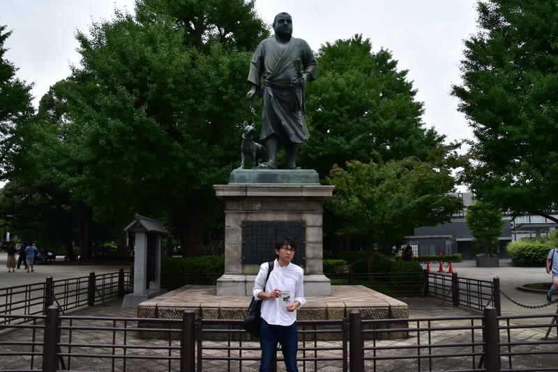 上野公園の西郷隆盛像